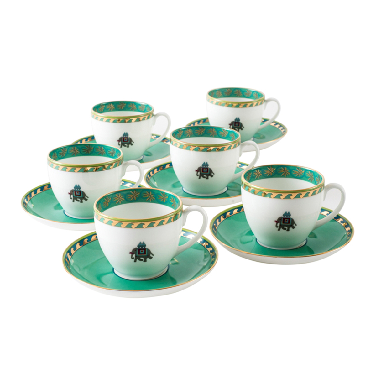 Set of 6 Tea Cups